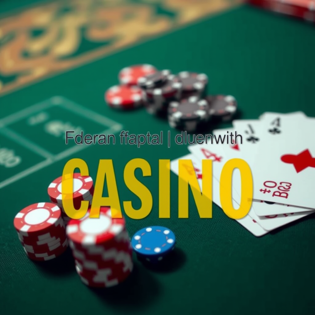 Imagen de una mesa de casino con cartas, fichas y dados sobre fondo elegante, representando las reseñas profesionales de casinos online licenciados en España